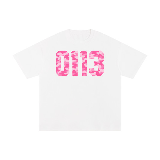 0113 Pink Camo T-Shirt (white)